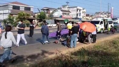 Elderly couple’s tragic motorcycle accident in Udon Thani | Thaiger