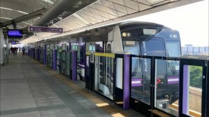 Bangkok’s Purple Line extension nears halfway mark