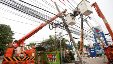 Bangkok braces for current affairs as power outages hit home