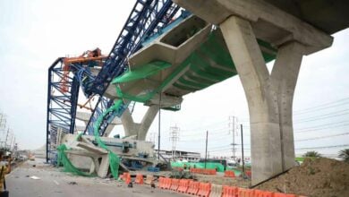 Rama II Road congestion eased with reversible lane after collapse