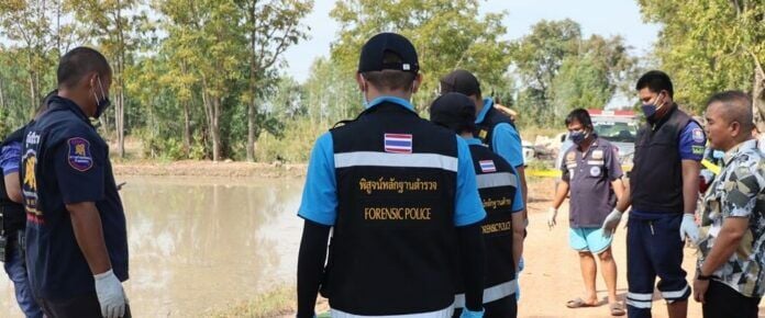 A 60 year old man found stabbed 20 times in Thai paddy field