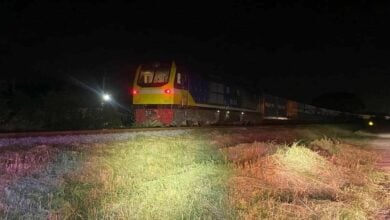 Chon Buri man dies after being struck by train, police investigate