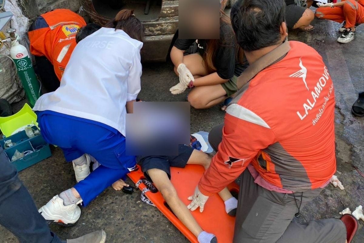 Six yer old Thai boy killed in road accident in Bangkok