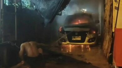 Thai woman seeks justice after lantern sets her car ablaze