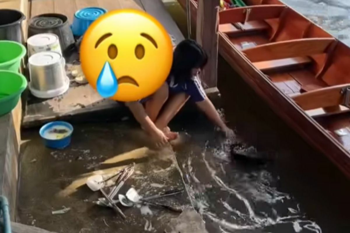 Hygiene concerns after foreigner films dishwashing in Thai canal (video)