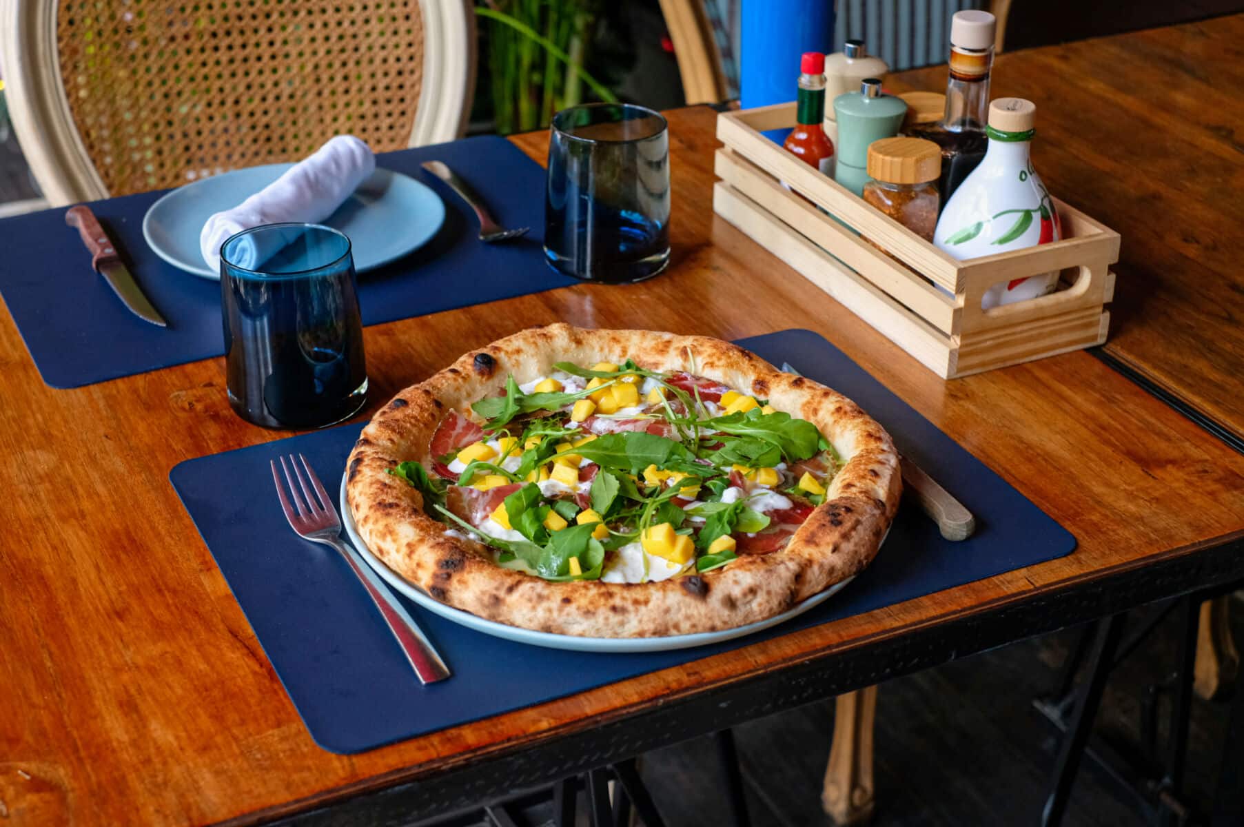 Capocollo Mango Pizza