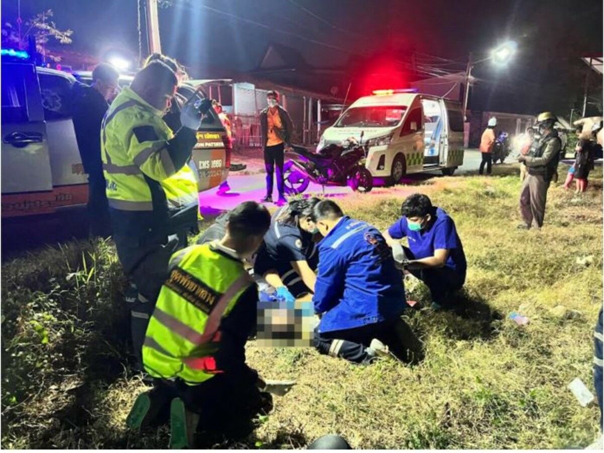 Elderly man found dead on Pattaya roadside due to hypothermia