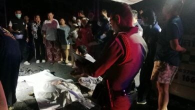 Motorcyclist dies in Chon Buri collision with parked truck