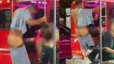 Phuket netizens slams half-naked foreign man on red baht bus | Thaiger