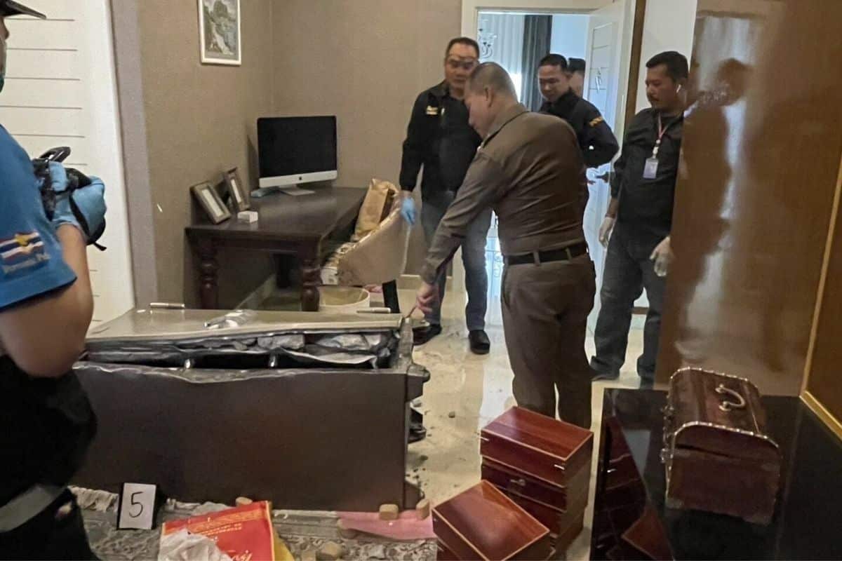 Chinese housekeeper suspected in 100 million baht theft in Pattaya