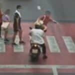 Viral video of Thai man kicking motorcyclist sparks police action