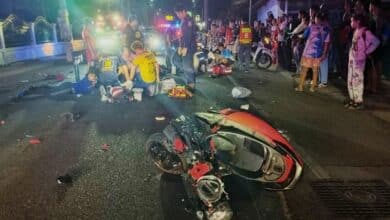 19 year old Thai-British driver kills Thai woman in Chon Buri car crash