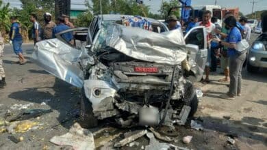 7 dead and 1 injury reported in Ang Thong pickup collision