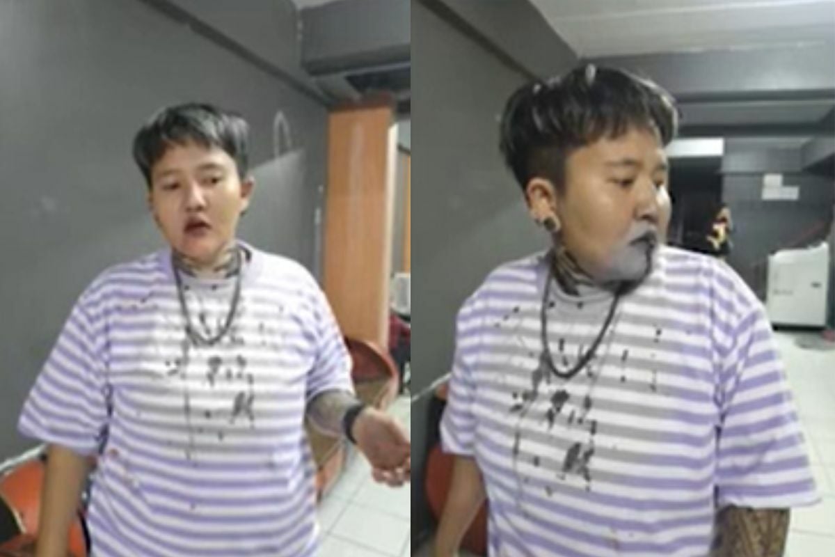Thai tomboy beat with baseball bet by neighbour