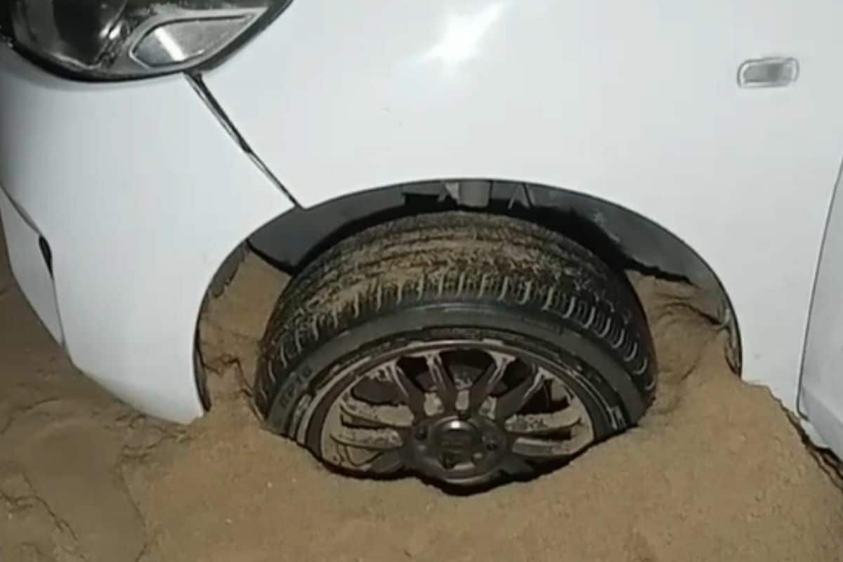 Thai man failed murder-suicide after car was stuck in sand