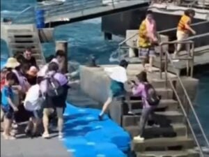 Tourist turmoil  on Koh Larn: Rough seas spark safety warnings