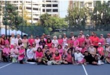 Pink Ribbon charity tennis challenge raises funds for QSCBC Foundation