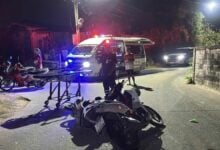 Drunk motorcyclist crashes into Honda bike in Pattaya, 2 injured