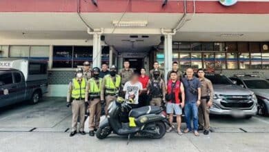 Man arrested in Bangkok for motorcycle theft and knife threat