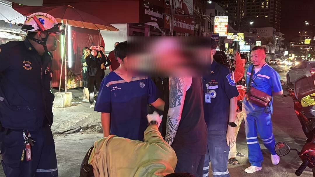 Drunk foreign tourist injured in Pattaya motorbike collision | News by Thaiger