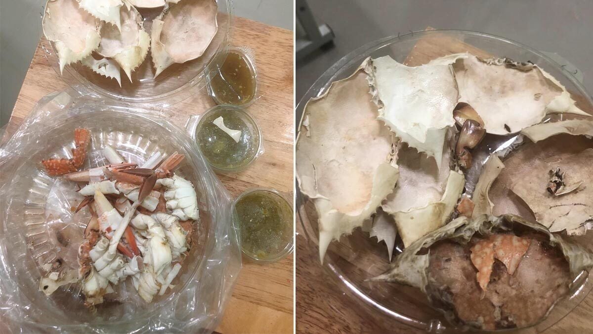 Shell shocked: Buyer claws back after floating market crab scam