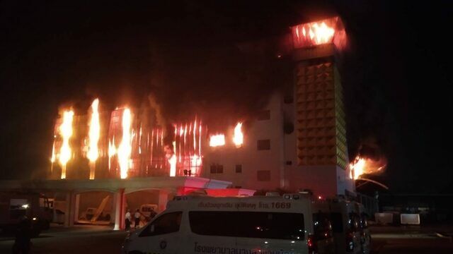 Burning rubber: Blazing inferno engulfs Bangkok car plant | News by Thaiger