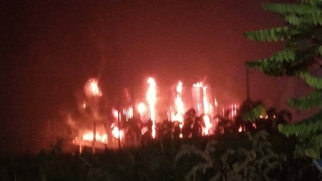 Burning rubber: Blazing inferno engulfs Bangkok car plant | News by Thaiger