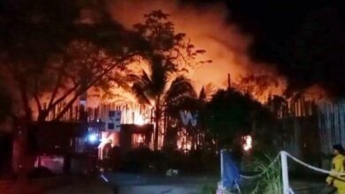 Fireworks spark devastating blaze at Bang Saen Beach restaurant