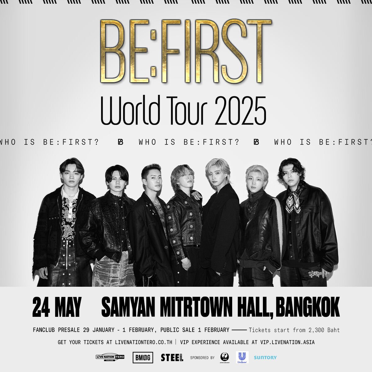 BE:FIRST in Bangkok