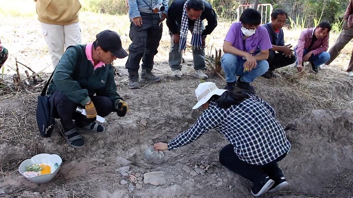 Prehistoric skeletons found near Khon Kaen dinosaur museum