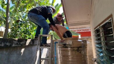 Man rescued from water tank mishap in Nakhon Ratchasima