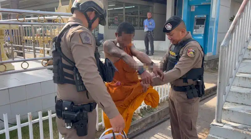 Fake monk’s act doesn’t pass the vest test in Khon Kaen