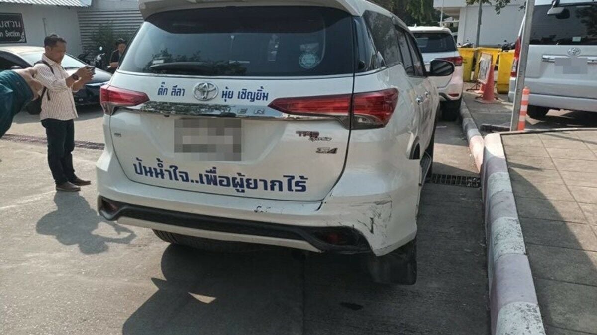 Meth dealer crashes into car of Thai actress’ mother in Phitsanulok