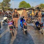 Police intercept over 200 motorbikes in Kanchanaburi for violations | Thaiger