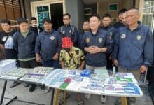 Thai man arrested for producing fake IDs and vehicle plates