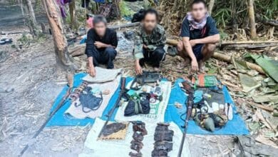 3 poachers caught with wildlife carcasses in Kanchanaburi