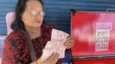 Lottery scam: Samut Prakan vendor receives fake 1,000 baht notes | Thaiger