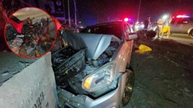 Pickup driver falls asleep, cause fatal crashes in Chon Buri