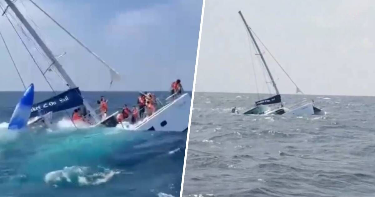 Catamaran catastrophe avoided: Foreign tourists saved off Phuket