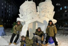 Cool running: Thai students carve out Harbin snow sculpting victory