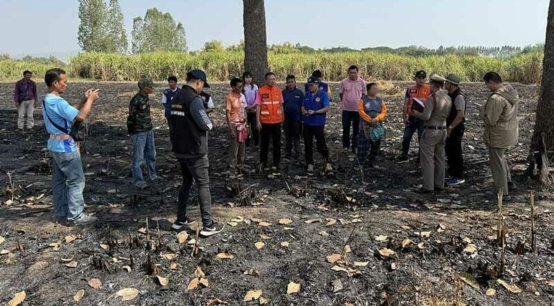 Woman charged for illegal sugarcane burning in Nong Bua Lamphu