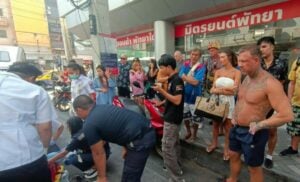 Pattaya: Swiss dad collapses on the way to pick up his son