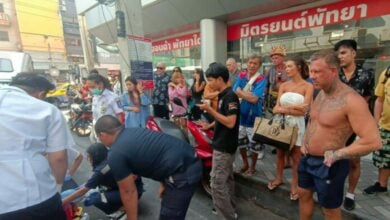 Pattaya: Swiss dad collapses on the way to pick up his son