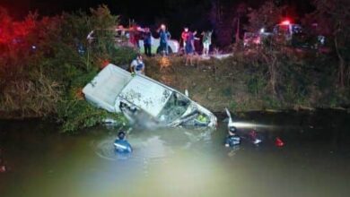 Pickup truck crash in Ayutthaya leaves driver dead in canal