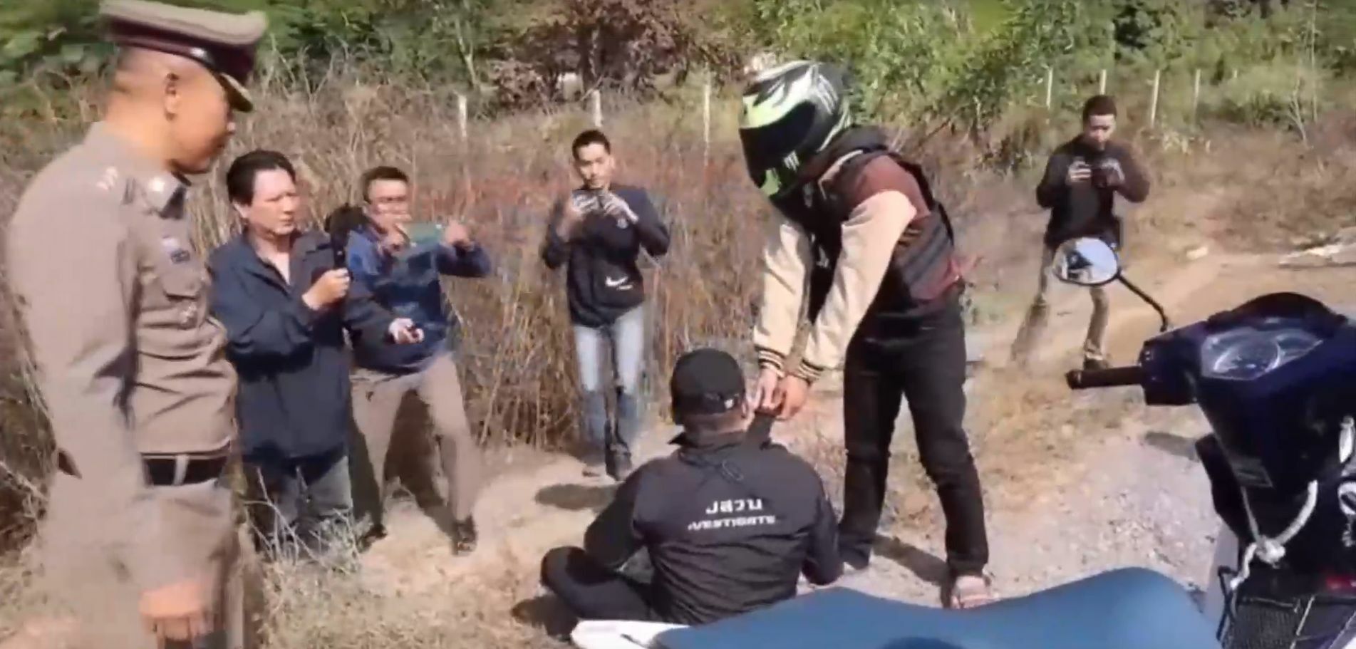 Jealous gunman arrested for shooting over woman in Udon Thani