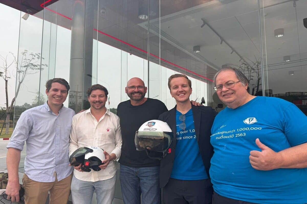 Ducati and Helmet Heroes unite to protect Thai kids