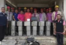 Illegal bitcoin mining operation busted in Pathum Thani housing project