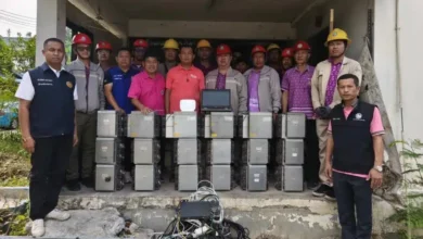 Illegal bitcoin mining operation busted in Pathum Thani housing project