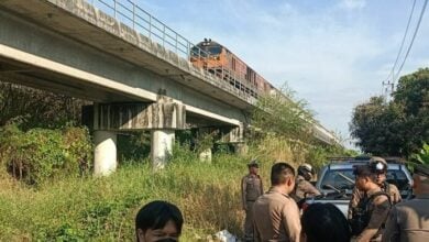 Chachoengsao railway thief causes millions in cable damage