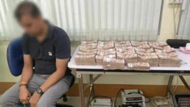 Thai-Indian man arrested at border with 15.7 million baht suspicious cash